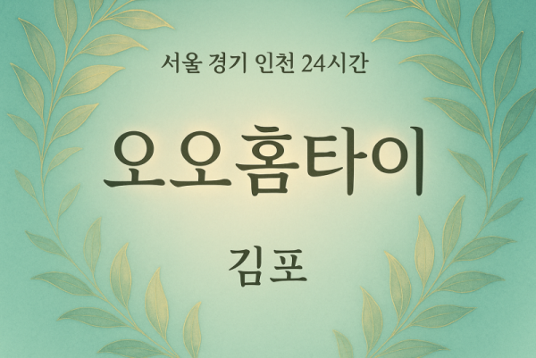 풍무동오오홈타이, 풍무동출장마사지, 김포홈타이, 24시방문마사지