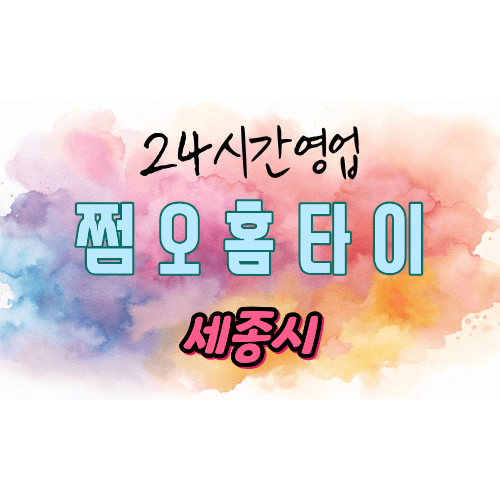 세종 연기면 출장마사지 - 쩜오홈타이